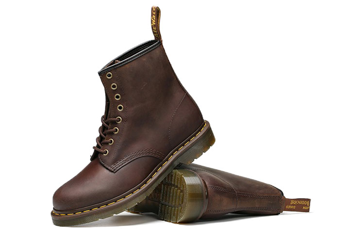 Order Dr. Martens 1460 Crazy Horse 'Gaucho' Botas de Cuero Marrón 11822203