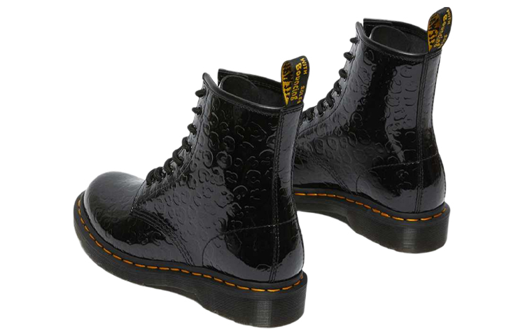 Dr. Martens 1460 Leather 'Black Leopard Emboss' 圖 3