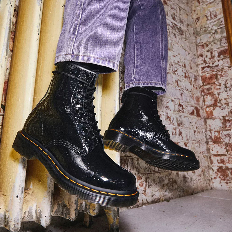 Dr. Martens 1460 Leather 'Black Leopard Emboss' 圖 4