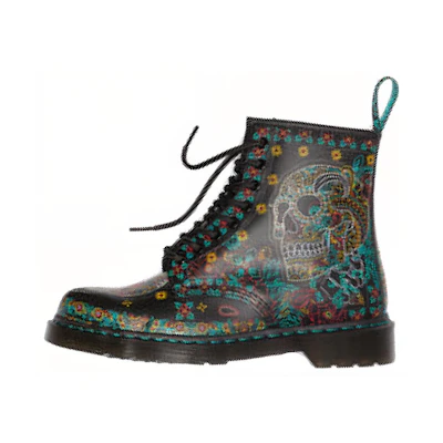 Dr. Martens 1460 Leather 'Skull Pattern'