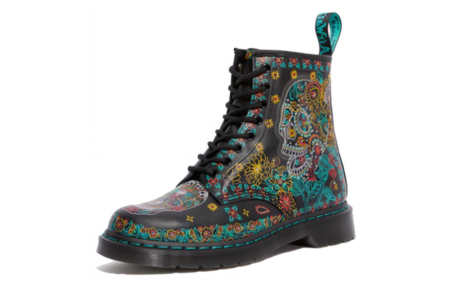 Dr. Martens 1460 Leather 'Skull Pattern' 圖 2
