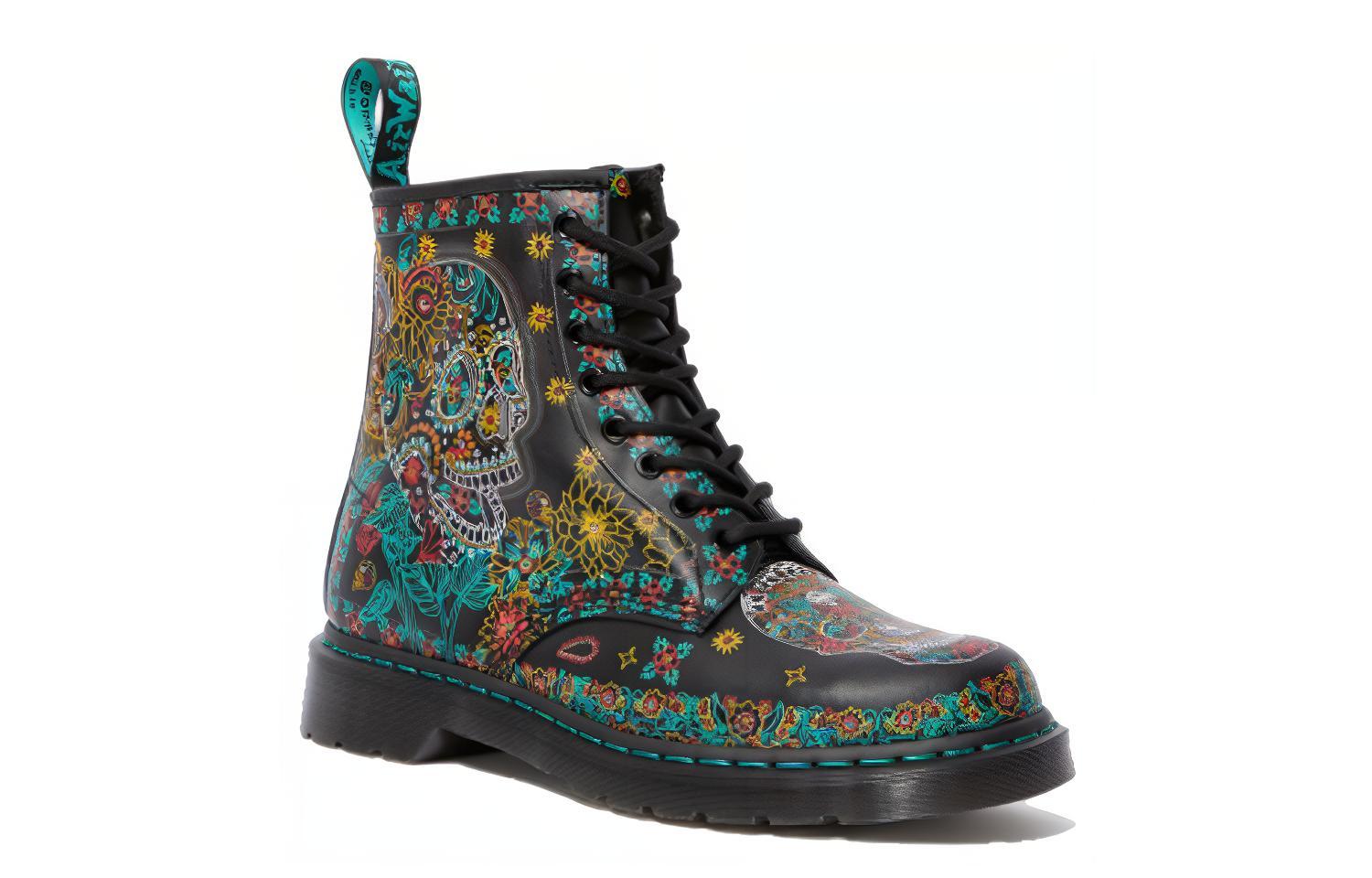 Dr. Martens 1460 Leather 'Skull Pattern' 圖 3