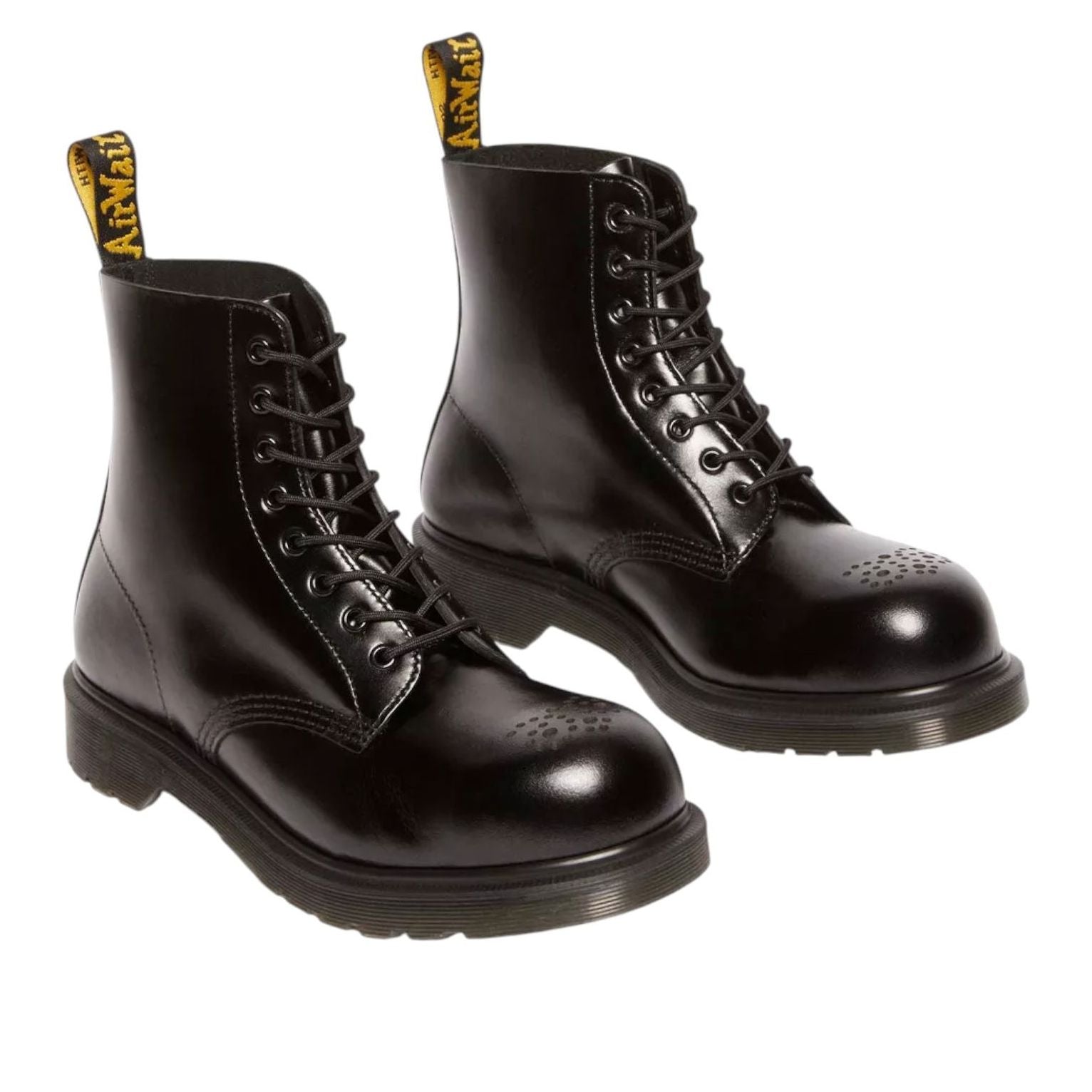 Lookbook Bottes Dr. Martens 1460 en cuir à embout acier « Noir » 41001001