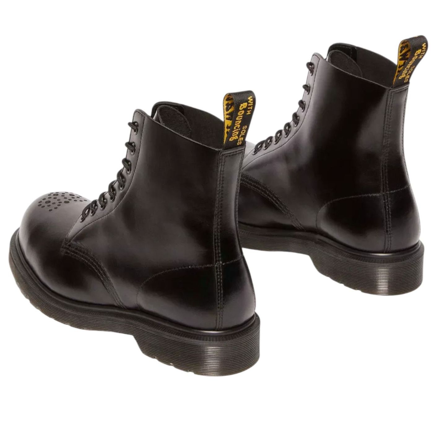Shop Bottes Dr. Martens 1460 en cuir à embout acier « Noir » 41001001