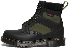 Dr. Martens 1460 Made in England Padded Panel Lace Up Boots 'Black Olive' 27754002 Dr. Martens 1460 Made in England Padded Panel Lace Up Boots 'Black Olive' 27754002