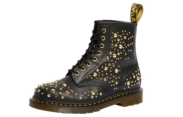 Order Dr.Martens/馬汀博士 1460 Midas 金色鉚釘 8 孔馬丁靴 情侶款 黑