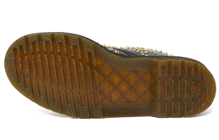 Shop Dr.Martens/馬汀博士 1460 Midas 金色鉚釘 8 孔馬丁靴 情侶款 黑