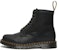 Dr. Martens 1460 Kasut Kulit Panel Hitam/Kuning Bertali 26912001