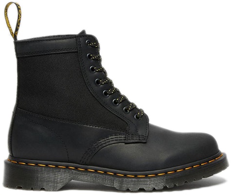 Dr. Martens 1460 Panel Leather Lace Boots Black/Yellow 26912001 Order Dr. Martens 1460 Panel Leather Lace Boots Black/Yellow 26912001
