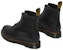 Dr. Martens 1460 Kasut Kulit Panel Hitam/Kuning Bertali 26912001