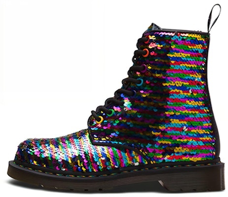 Dr. Martens 1460 Pascal 'Sequin Hitam Pelangi' 24594980 Buy Dr. Martens 1460 Pascal 'Sequin Hitam Pelangi' 24594980
