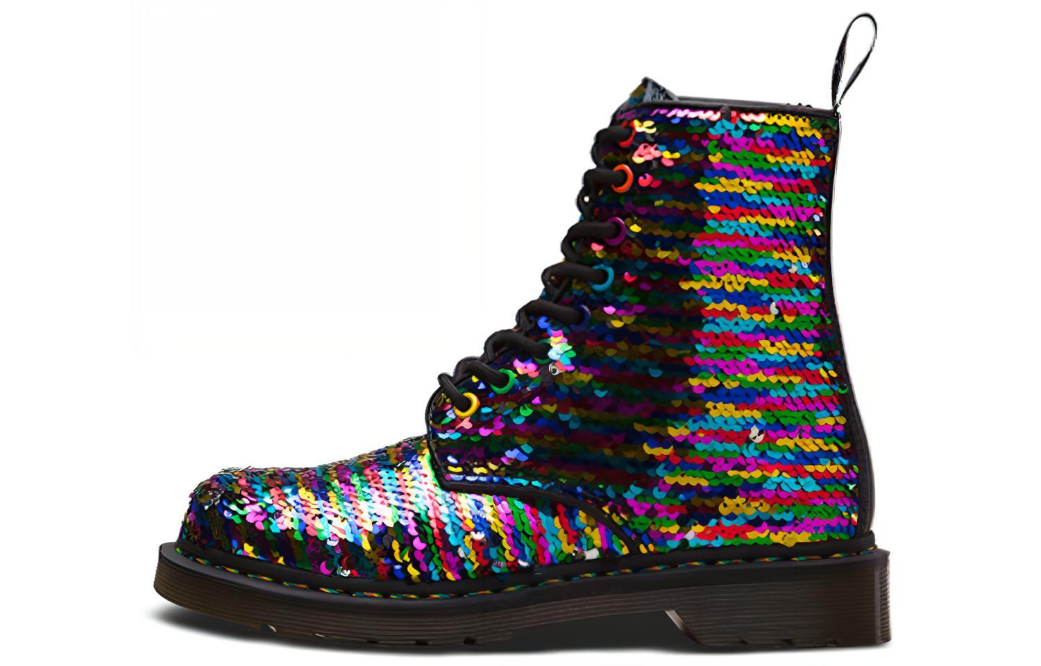 Dr. Martens 1460 Pascal 'Sequin Black Rainbow' 24594980