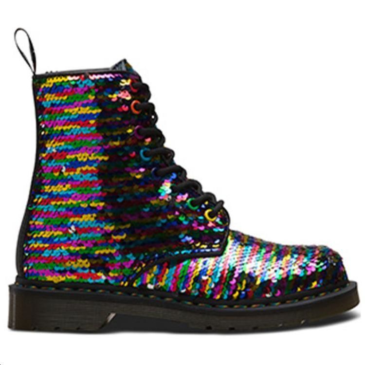 Order Dr. Martens 1460 Pascal 'Sequin Black Rainbow' 24594980