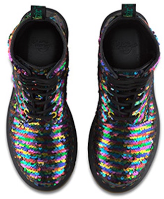 Dr. Martens 1460 Pascal 'Sequin Hitam Pelangi' 24594980 Lookbook Dr. Martens 1460 Pascal 'Sequin Hitam Pelangi' 24594980