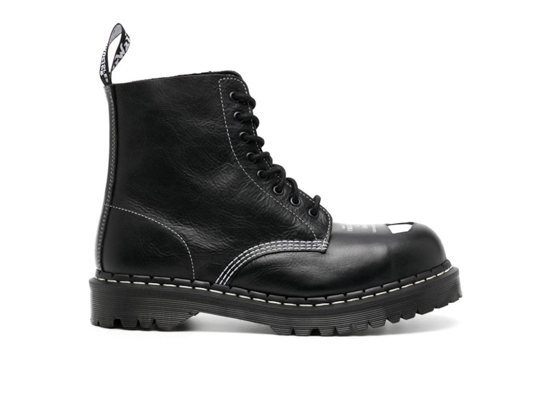 Dr. Martens 1460 Pascal Bex Exposed Steel Toe Lace Up Boot 'Black Overdrive' 31502001