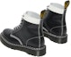 Shop Dr. Martens 1460 Pascal Bex Kulit Butang Tali Kontras 'Hitam' 27336009