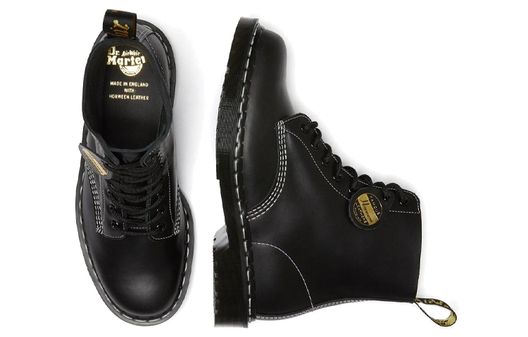 Shop Dr. Martens 1460 Pascal Kulit Cavalier 'Hitam' 26713001