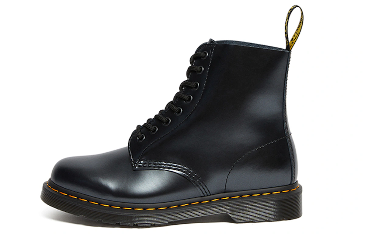 Dr. Martens 1460 Pascal Chroma 8 Martin boots Couple Style Silver Black