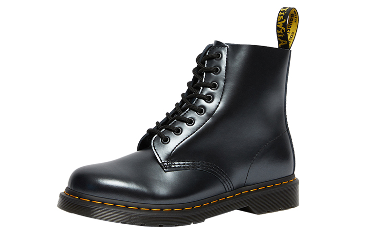 Order Dr. Martens 1460 Pascal Chroma 8 Martin boots Couple Style Silver Black 26233040