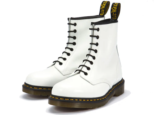 馬汀博士 Dr. Martens 1460 經典8孔系帶皮革短筒馬丁靴 男女同款 白色 Order 馬汀博士 Dr. Martens 1460 經典8孔系帶皮革短筒馬丁靴 男女同款 白色