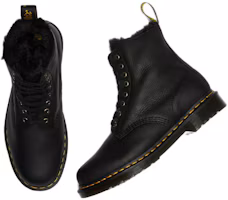 Shop Dr. Martens 1460 Pascal 毛絨襯裡高筒復古馬丁靴 男女同款 黑