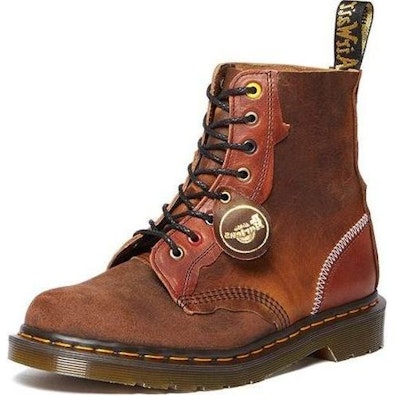 Dr. Martens 1460 Pascal Made in England Deadstock Leather Lace Up Boots 'Mid Brown' 30608486 Buy Dr. Martens 1460 Pascal Made in England Deadstock Leather Lace Up Boots 'Mid Brown' 30608486