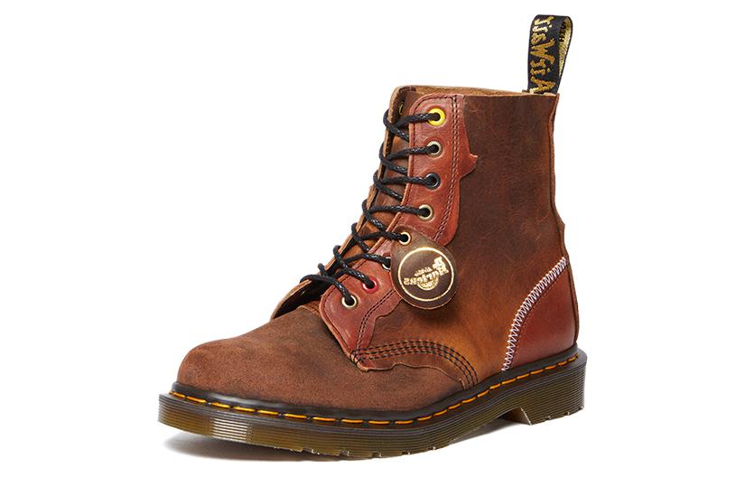 Order Dr. Martens 1460 Pascal Buatan England Kulit But 'Coklat Pertengahan' 30608486