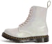 Buy Dr. Martens 1460 Pascal Kulit Metalik Corak Buaya 'Putih' 25724650