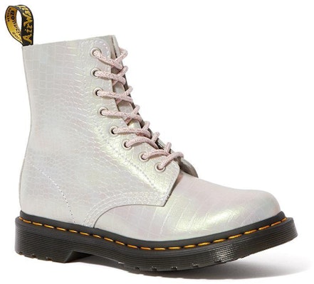 Dr.Martens/馬汀博士 1460 Pascal 金屬鱷魚紋皮革 馬丁靴 情侶款 白色 Order Dr.Martens/馬汀博士 1460 Pascal 金屬鱷魚紋皮革 馬丁靴 情侶款 白色