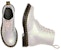 Dr. Martens 1460 Pascal Kulit Metalik Corak Buaya 'Putih' 25724650
