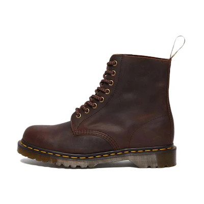 Dr. Martens 1460 Pascal Waxed Full Grain Leather Lace Up Boots 'Chestnut '