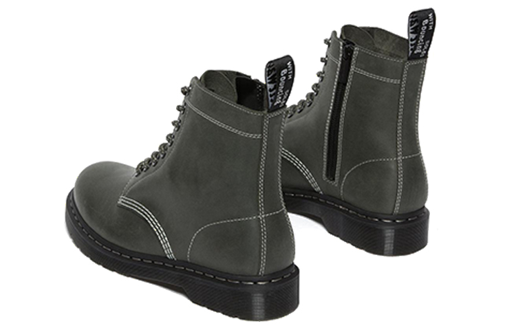 Shop Dr. Martens 1460 Pascal Zip Boot 'Coklat Gelap' 26673365