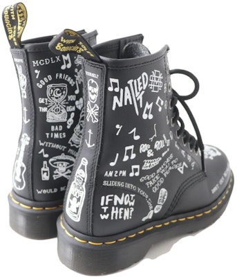 닥터마틴 1460 스크리블 블랙 (Dr. Martens 1460 Scribble Black) 25245009 Shop 닥터마틴 1460 스크리블 블랙 (Dr. Martens 1460 Scribble Black) 25245009