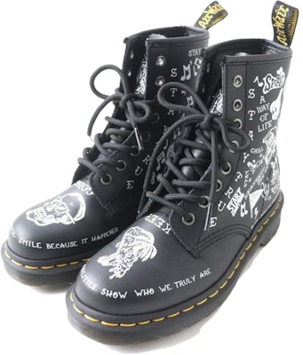 닥터마틴 1460 스크리블 블랙 (Dr. Martens 1460 Scribble Black) 25245009 Purchase 닥터마틴 1460 스크리블 블랙 (Dr. Martens 1460 Scribble Black) 25245009