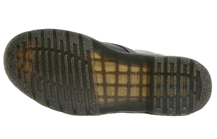 Shop Dr. Martens 1460 Sepatu Boot Kulit Clash Abu-Hitam Tali 27538001