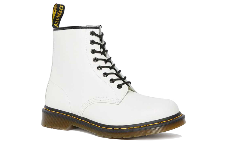 Lookbook Sepatu Boots Dr. Martens 1460 Kulit Halus 'Putih' 11822100