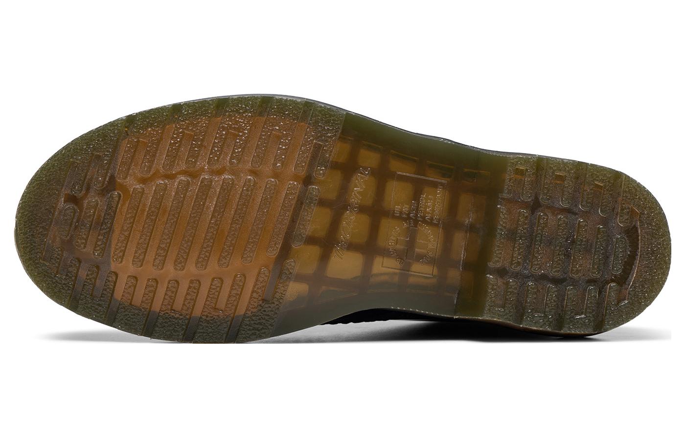 Shop Botas Dr. Martens 1460 de Cuero Liso con Cordones 'Azul Marino' 11822411