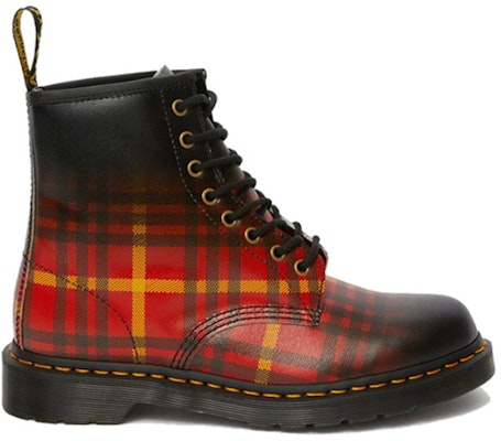 Dr. Martens 1460 Tartan Leather Boots Black/Orange/Red 25754102 Order Dr. Martens 1460 Tartan Leather Boots Black/Orange/Red 25754102