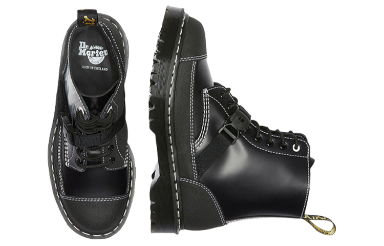 Lookbook ドクターマーチン 1460 TECH 8アイブーツ 'ブラック' 27495001 27495001