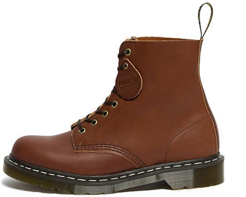 Dr. Martens 1460 Veg Tan Leather Lace Up Boots 'Brown' 26053220 Buy Dr. Martens 1460 Veg Tan Leather Lace Up Boots 'Brown' 26053220