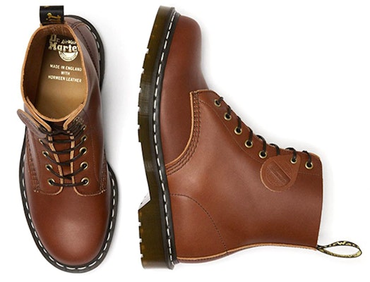 Dr. Martens 1460 Veg Tan Leather Lace Up Boots 'Brown' 26053220 Lookbook Dr. Martens 1460 Veg Tan Leather Lace Up Boots 'Brown' 26053220