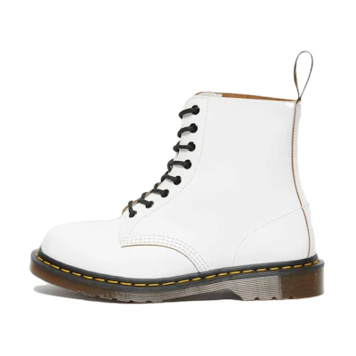 Dr. Martens 1460 Vintage Made in England Lace Up Boot 'White Quilon'