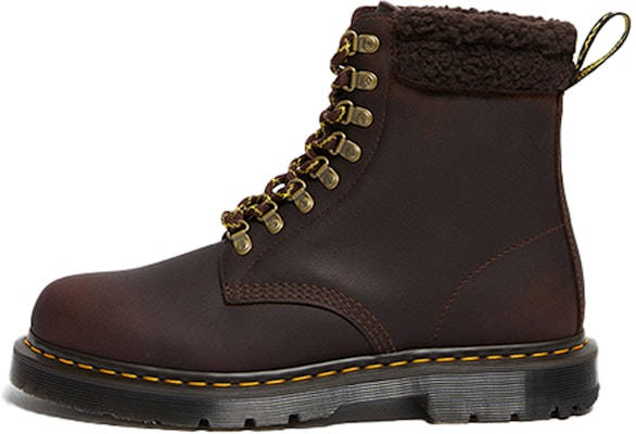 Dr. Martens 1460 Wintergrip Fleece Leather Boots 'Cocoa Dark Brown' 26091247 Buy Dr. Martens 1460 Wintergrip Fleece Leather Boots 'Cocoa Dark Brown' 26091247