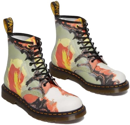 Dr. Martens 1460 x Tate Decalcomania Backhand Leather Lace Up Boots 'Multicolor - Volcanic Flare' 31730649 Shop Dr. Martens 1460 x Tate Decalcomania Backhand Leather Lace Up Boots 'Multicolor - Volcanic Flare' 31730649