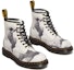 Shop Dr. Martens 1460 x Tate Decalcomania But Kulit Bertali 'Pelbagai - Hitam Putih' 31731649