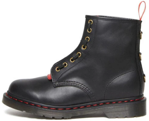 Dr. Martens 1460 Anno del Coniglio Stivali in Pelle ''Nero Rosso'' 30556004 Buy Dr. Martens 1460 Anno del Coniglio Stivali in Pelle ''Nero Rosso'' 30556004