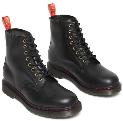 Dr. Martens 1460 Anno del Coniglio Stivali in Pelle ''Nero Rosso'' 30556004 Shop Dr. Martens 1460 Anno del Coniglio Stivali in Pelle ''Nero Rosso'' 30556004