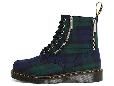 马汀博士1460拉链苏格兰格纹系带靴‘蓝绿’ 26212758 Buy 马汀博士1460拉链苏格兰格纹系带靴‘蓝绿’ 26212758