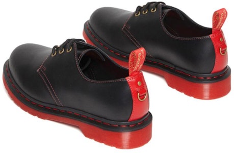 Dr. Martens 1461 Tahun Arnab Kasut Kulit Oxford 'Hitam Merah' 30555004 Shop Dr. Martens 1461 Tahun Arnab Kasut Kulit Oxford 'Hitam Merah' 30555004