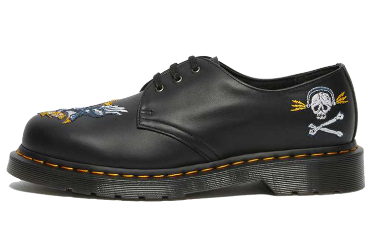 Dr. Martens 1461 'Black Embroidered'